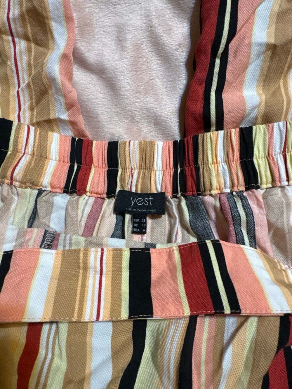 Yest Striped Wide Leg Pants Size 6